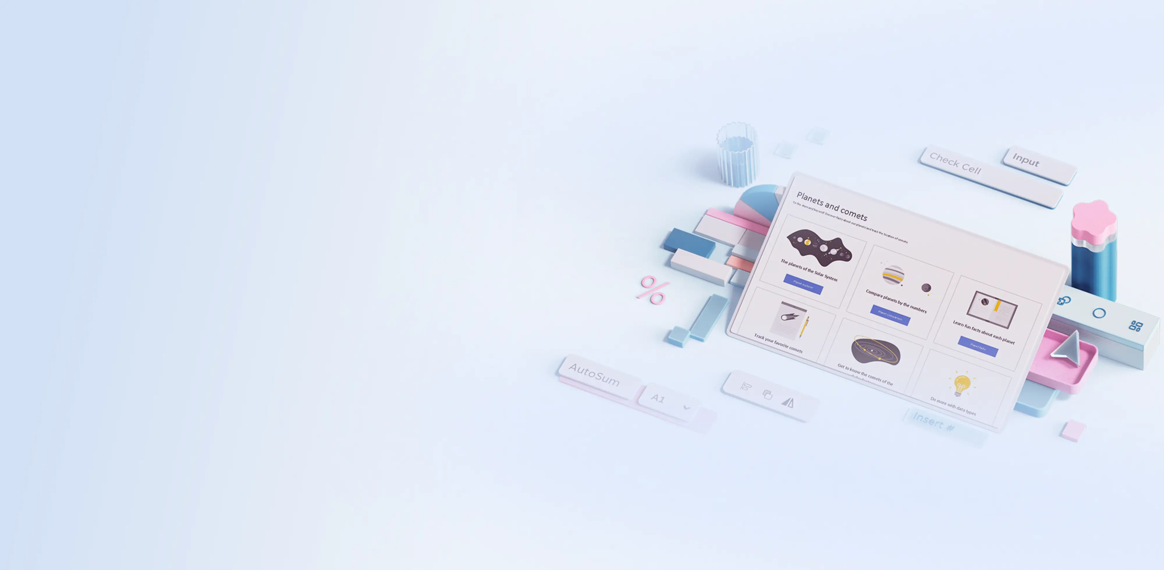 An abstract image of the report maker in Microsoft Word.